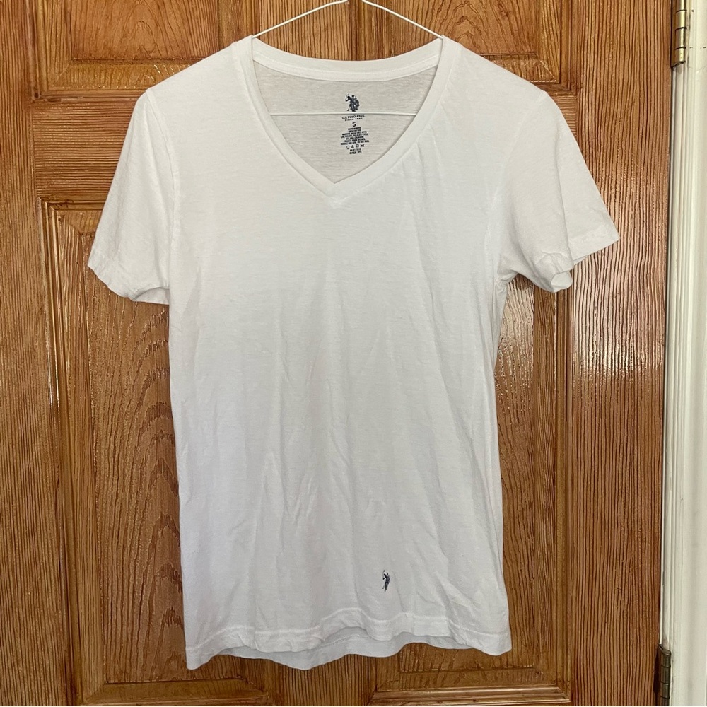 Women’s White U.S. Polo Assn. Top